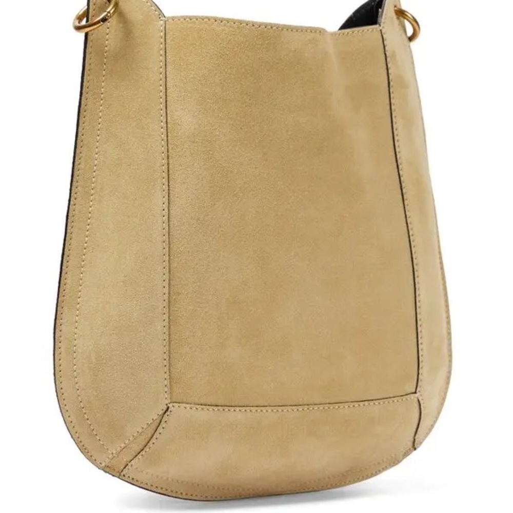 Isabel Marant Tan Suede Hobo Bag